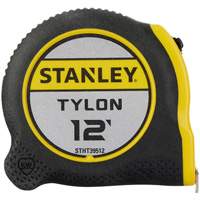 Tylon Tape Measure, 12', Imperial Graduations Cam Industrial