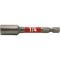 Impactech&reg; Nut Driver, 1/4" Tip, 1/4" Drive, 2-9/16" L, Magnetic Cam Industrial