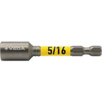 Impactech&reg; Nut Driver, 5/16" Tip, 1/4" Drive, 2-9/16" L, Magnetic Cam Industrial