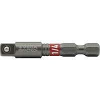 Impactech&reg; Impact Socket Adapter, 1/4" Drive Size, 1/4" Male Size, 2" L Cam Industrial