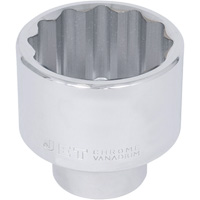 Douille chrom&eacute;e, 50 mm, Prise 1", 12 pans Cam Industrial