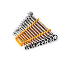 90-Tooth 12 Point Wrench Set, Ratcheting Combination, 12 Pieces, Metric Cam Industrial