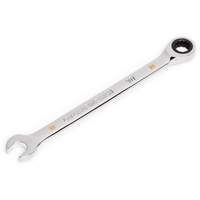 90-Tooth Ratcheting Combination Wrench, 12 Point, 10 mm, Chrome Finish Cam Industrial