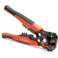 Self-Adjusting Wire Stripper & Cutter, 8" L, 10-24 AWG Cam Industrial