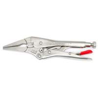 Locking Pliers with Wire Cutter, 9" Length, Long Nose Cam Industrial