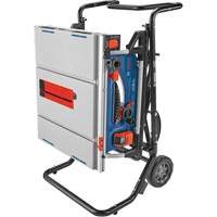 Jobsite Table Saw with Gravity-Rise Wheeled Stand, 120 V, 15 A, 3800 RPM Cam Industrial