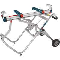 Gravity-Rise Miter Saw Stand with Wheels Cam Industrial