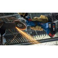 Brushless Angle Grinder with Slide Switch, 4-1/2" Wheel, 18 V Cam Industrial
