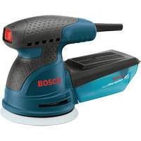 Palm Random Orbit Sander/Polisher, 5" Sand Paper, 2.5 A, 120 V Cam Industrial
