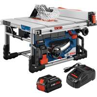 PROFACTOR 18V 8-1/4 In. Portable Table Saw Kit, 18 V, 5500 RPM Cam Industrial