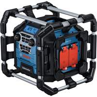 Jobsite Radio with Bluetooth&reg; 5.0 & Power Station, Lithium-Ion, 18 V Cam Industrial