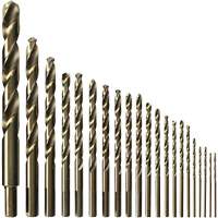 Drill Bit Set, 21 Pieces, Cobalt Cam Industrial