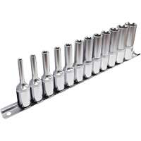 External TORX&reg; Socket Set, 12 Pcs, 3/8" Drive Size, Deep Cam Industrial