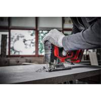 Scie sauteuse professionnelle sans fil &agrave; vitesse variable (outil seulement), 18 V, Lithium-ion, 0-3500 coups/min, 1-1/32" Longueur de la course Cam Industrial