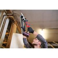 Cordless Compact One-Handed Reciprocating Saw (Tool Only), 18 V, Lithium-Ion Battery, 0-3000 SPM Cam Industrial