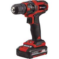 Cordless Drill/Driver Kit, Lithium-Ion, 18 V, 3/8" Chuck, 310 in-lbs Torque Cam Industrial