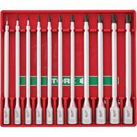 Jeu de douilles &agrave; embouts longues, Torx, Prise 1/4"/3/8", 11 mr Cam Industrial