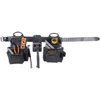 Phantom Collection 4-Piece Heavy-Duty Combo Apron, Leather, Black Cam Industrial