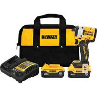 ATOMIC MAX* Cordless Impact Wrench With Hog Ring Anvil Kit, 20 V, 1/2" Socket Cam Industrial