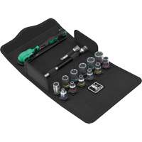 SA 13 Zyklop Comfort Ratchet Set with Reversing Lever, 15 Pcs, 1/4" Drive Size Cam Industrial