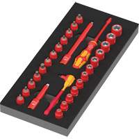 Insert en mousse pour jeu avec cliquet 8007 A VDE Zyklop VDE 1, 1000 V, 30 M Cam Industrial