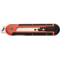 18mm Snap Off Blade Retractable Knife, Steel, Plastic Handle Cam Industrial