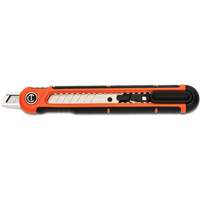 9mm Snap Off Blade Retractable Knife, Steel, Plastic Handle Cam Industrial