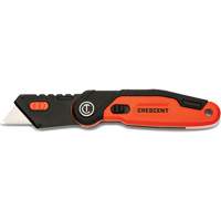 Couteau utilitaire pliant, 1" lame, lame en Acier, poign&eacute;e en Aluminium Cam Industrial