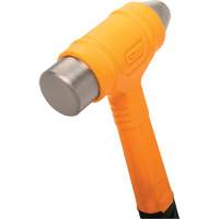 Dead Blow Ball Pein Hammer, 24 oz., Smooth Grip, 12-3/5" L Cam Industrial