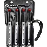 4-Piece Thread Restoring File Set, Square, 9" Cam Industrial