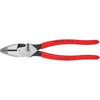 High Leverage Lineman's Pliers New England with Fish Tape Puller & Crimper Cam Industrial