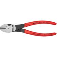 High Leverage Diagonal Cutting Pliers, 7-1/4" L Cam Industrial