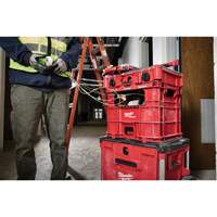 PACKOUT Wire Pulling XL Crate, 15-3/4" x 18-5/8" x 15", Black/Red Cam Industrial