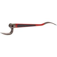Adjustable Steel 209 SB Wrecking Bar with Rubber-Clad Handle, 2-1/5" Width, 25" Length Cam Industrial