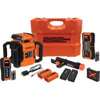 Red Dual Slope Rotary Laser Level Kit, 4000' (1219.2 m), 640 Nm Cam Industrial