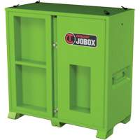Armoire de rangement d'&eacute;PI sur place, Acier, Vert lime haute visibilit&eacute; Cam Industrial