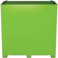 Armoire ventil&eacute;e pour le rangement d'&eacute;PI sur place, Acier, Vert lime haute visibilit&eacute; Cam Industrial