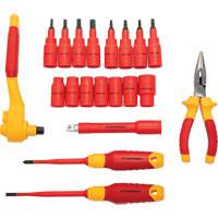 3/8" Drive VDE Insulated Tool Set, 1000 V, 20 Pcs Cam Industrial