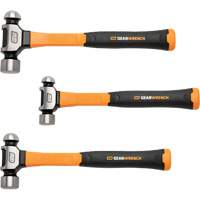 Ball Pein Hammers with Fiberglass Handles Set, 3 Pieces Cam Industrial