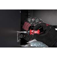 8-in-1 Compact Ratcheting 1/4" Drive Multi-Bit Driver, Cushion Grip Handle Cam Industrial