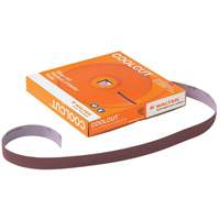 Papier abrasif manuel Coolcut, Oxyde d'aluminium, 1-1/2" la x 150' lo, Grain P60 Cam Industrial