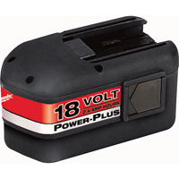 Battery, NiCd, 18 V, 2.4 A Cam Industrial