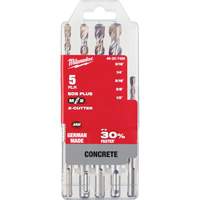 Jeu de forets pour marteau perforateur M/2 SDS-Plus, 5 morceaux, Carbure Cam Industrial