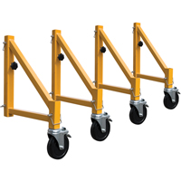 Mobile Work Scaffolding - Maxi Square Steel Scaffolding Accessories, Outrigger, 19-1/4" W x 24" H Cam Industrial