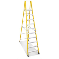 Industrial Heavy-Duty Platform Stepladders (6500 Series), 12', 300 lbs. Cap. Cam Industrial
