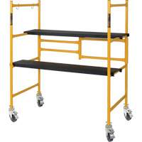 Jobsite Series 4' Basic Mini Scaffold Kit, Steel Frame, 41" D x 45-3/4" H Cam Industrial