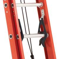 Multi-Section Extension Ladder, 300 lbs. Cap., 13' H, Grade 1A Cam Industrial