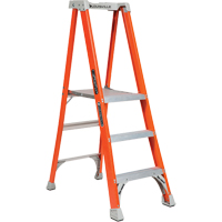 Industrial Heavy-Duty Pro Platform Stepladders (FXP1700 Series), 3', 300 lbs. Cap. Cam Industrial