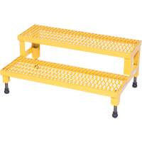 Adjustable Step-Mate Stand, 2 Step(s), 36-3/16" W x 22-7/8" L x 15-1/4" H, 500 lbs. Capacity Cam Industrial