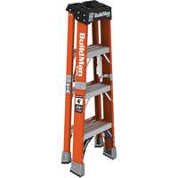 Step Ladder, 4', Fibreglass, 375 lbs. Capacity, Type 1AA Cam Industrial